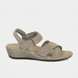 Diana - Sandálias Elegantes em Taupe