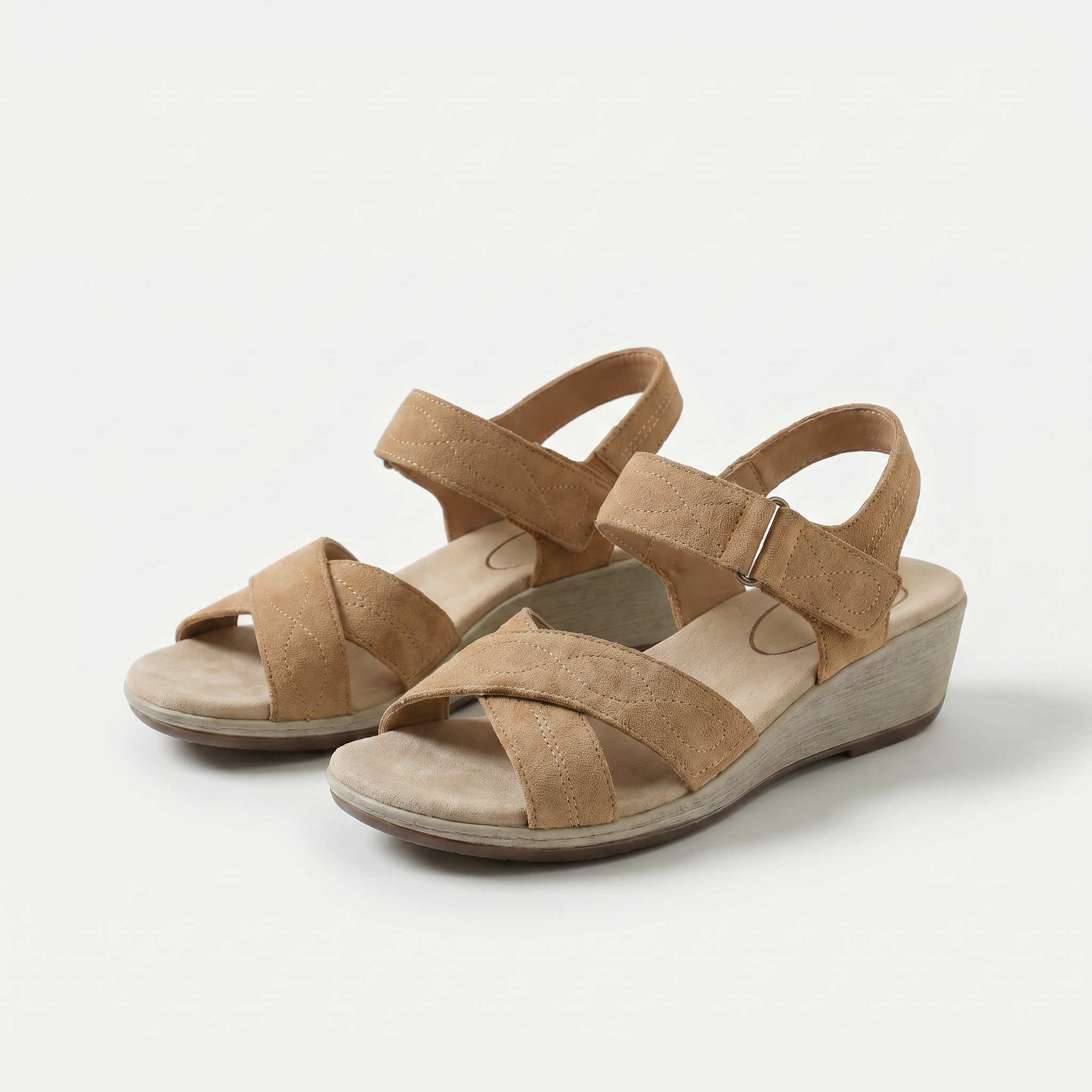 Diana - Sandálias Elegantes em Taupe