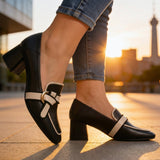 Bruna - Sapatos Mocassins com Salto