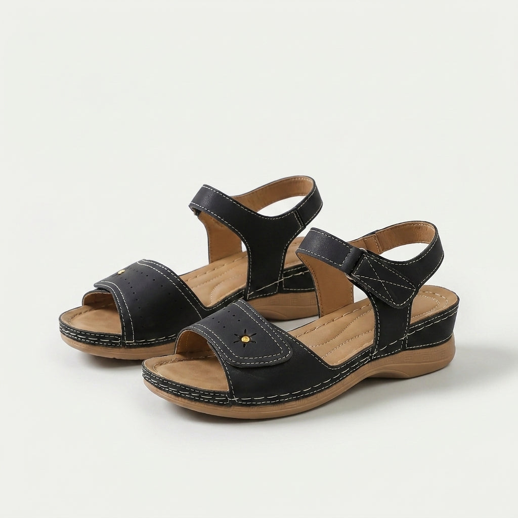 Joana - Sandália de Verão com Fecho de Velcro